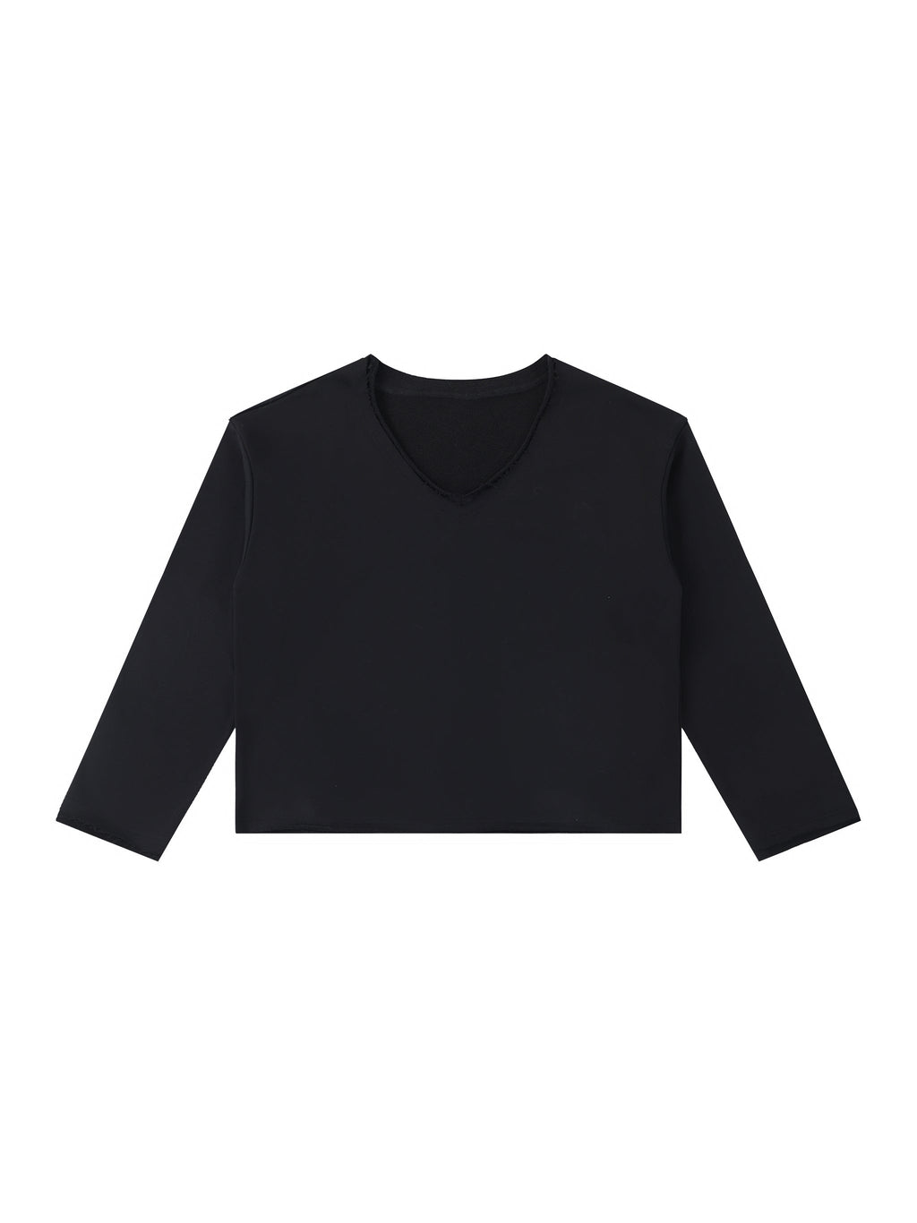 Women's Raw Hem Long Sleeve T-Shirt