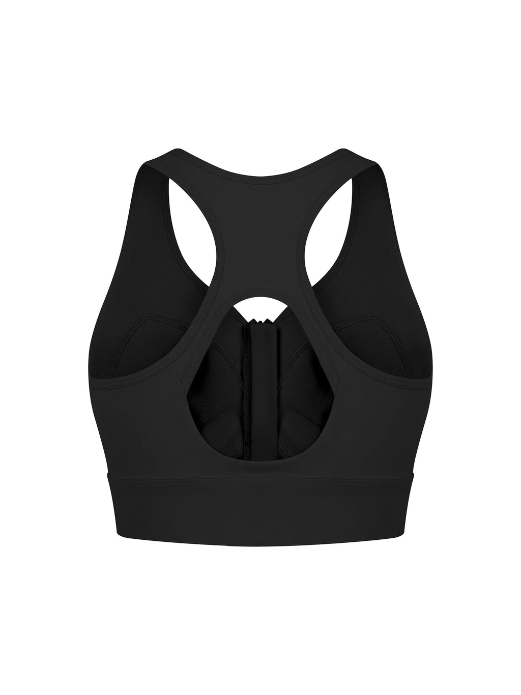 Women’s Cropped Zip Yoga Sports Bra