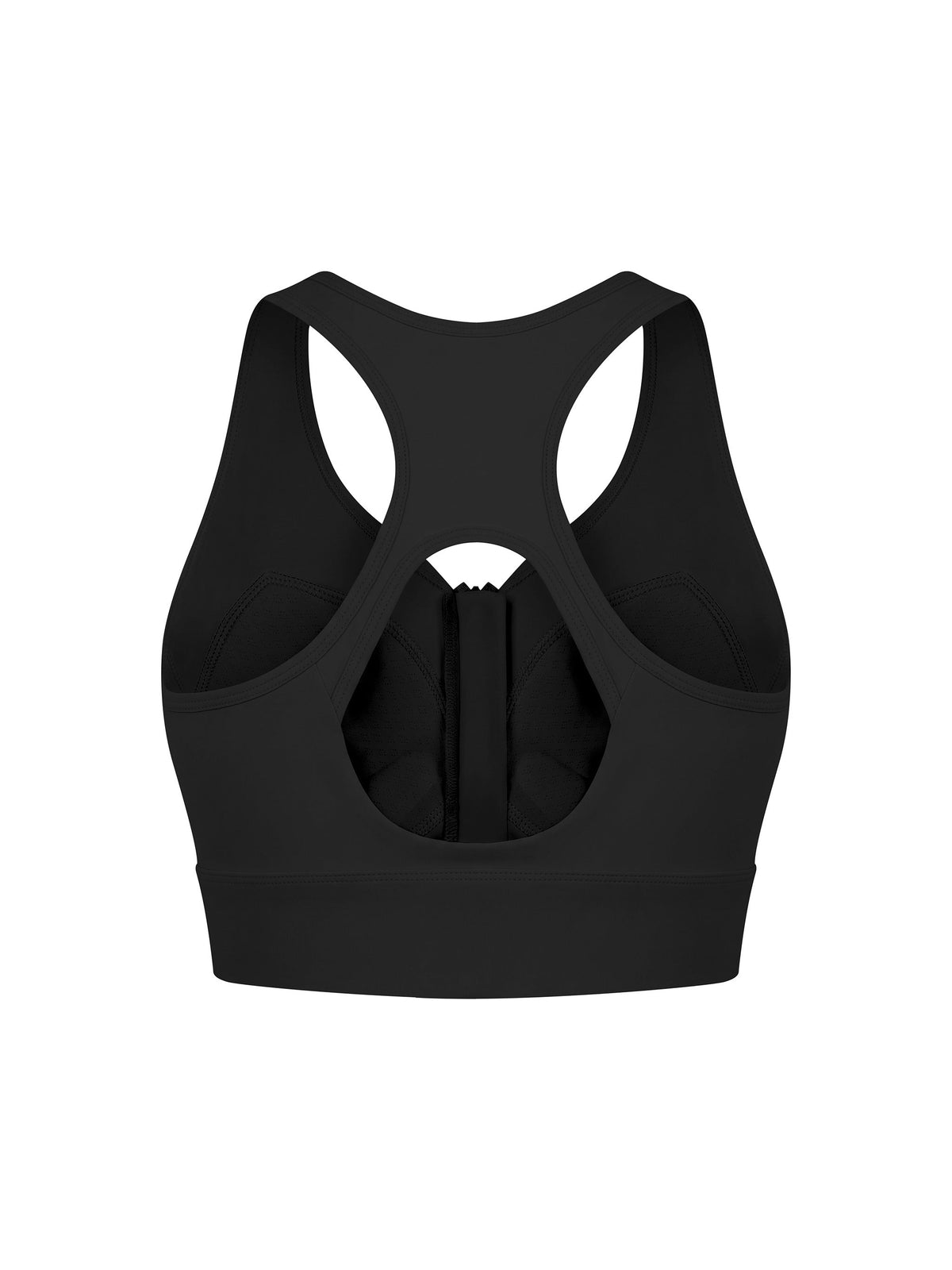 Women’s Cropped Zip Yoga Sports Bra