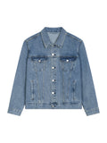 Unisex Vintage Wash Denim Jacket