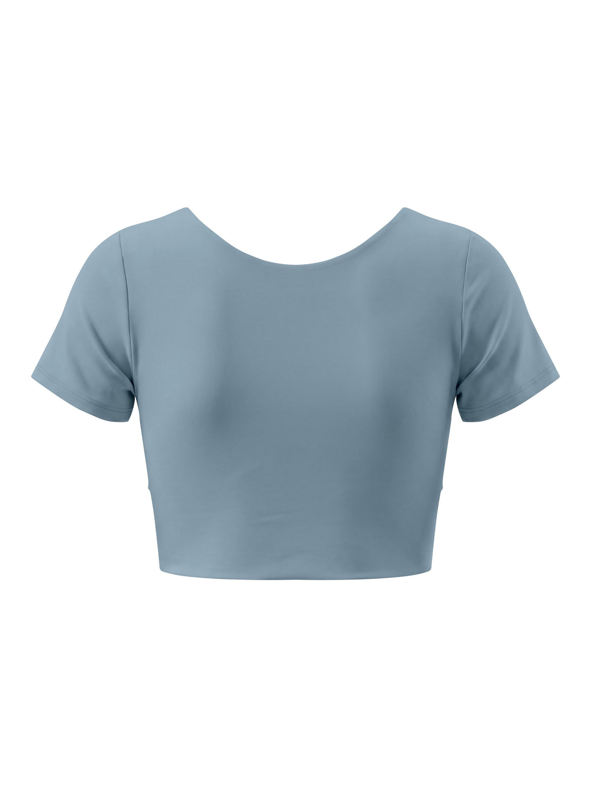 Women's Panelled Crop Yoga T-Shirt