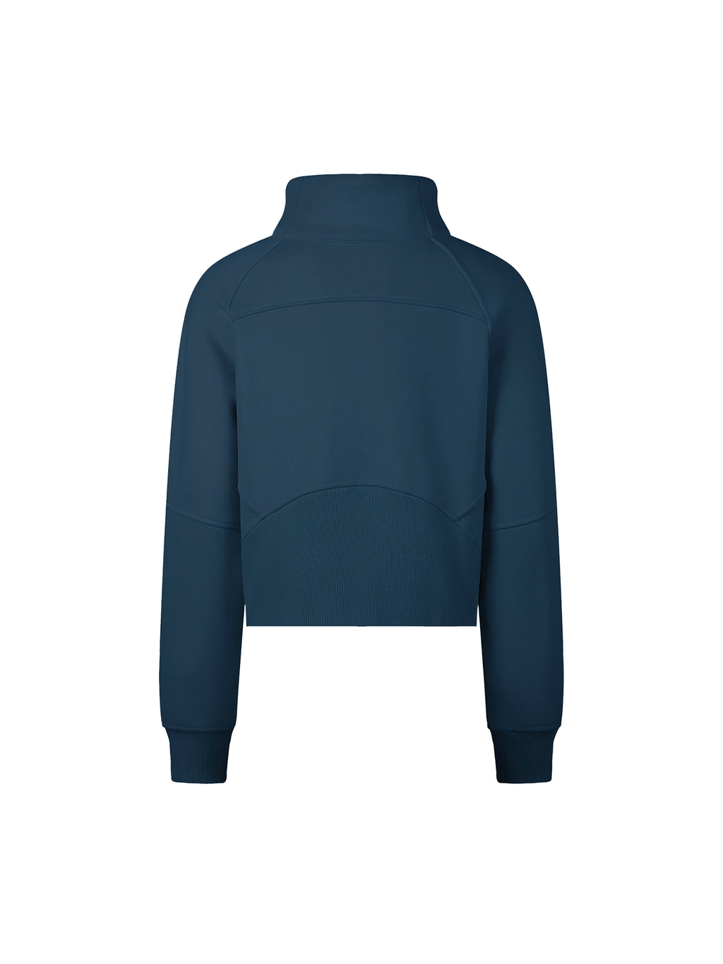 Cropped Half-Zip Sweatshirt