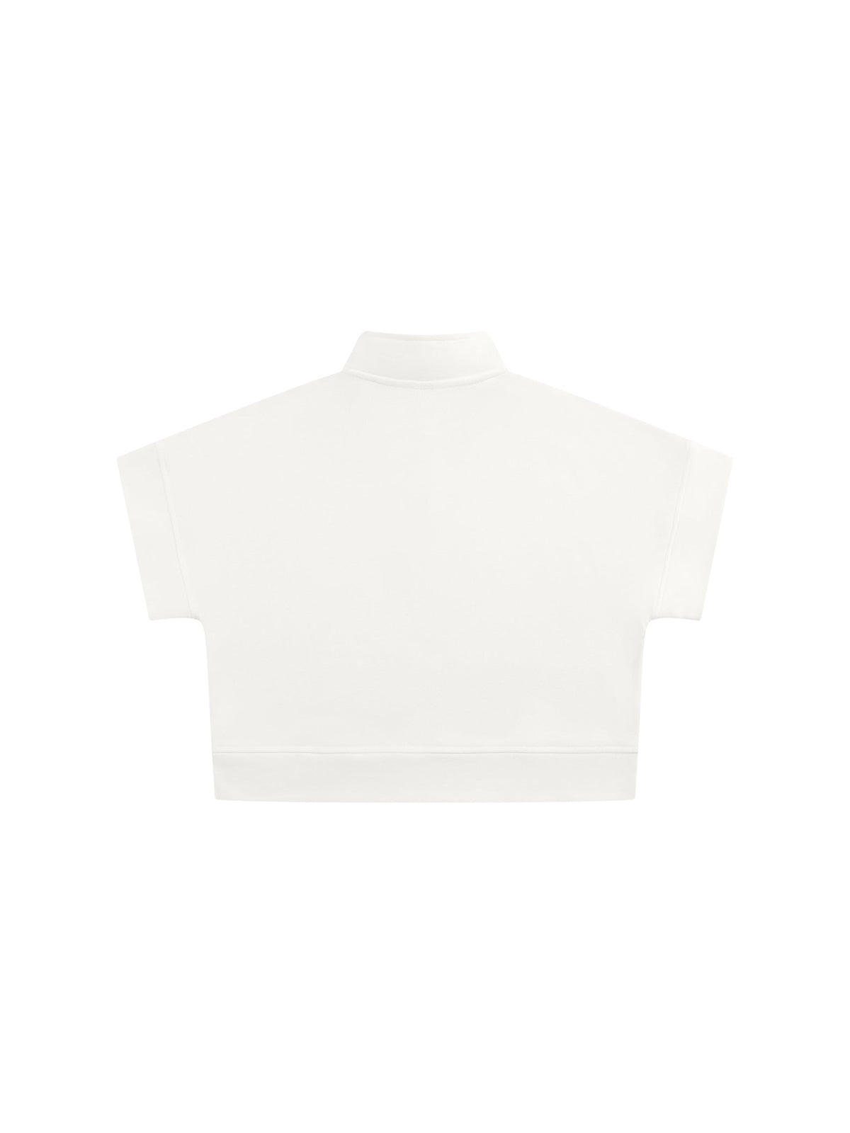 Women's Quarter Zip Crop Sweatshirt