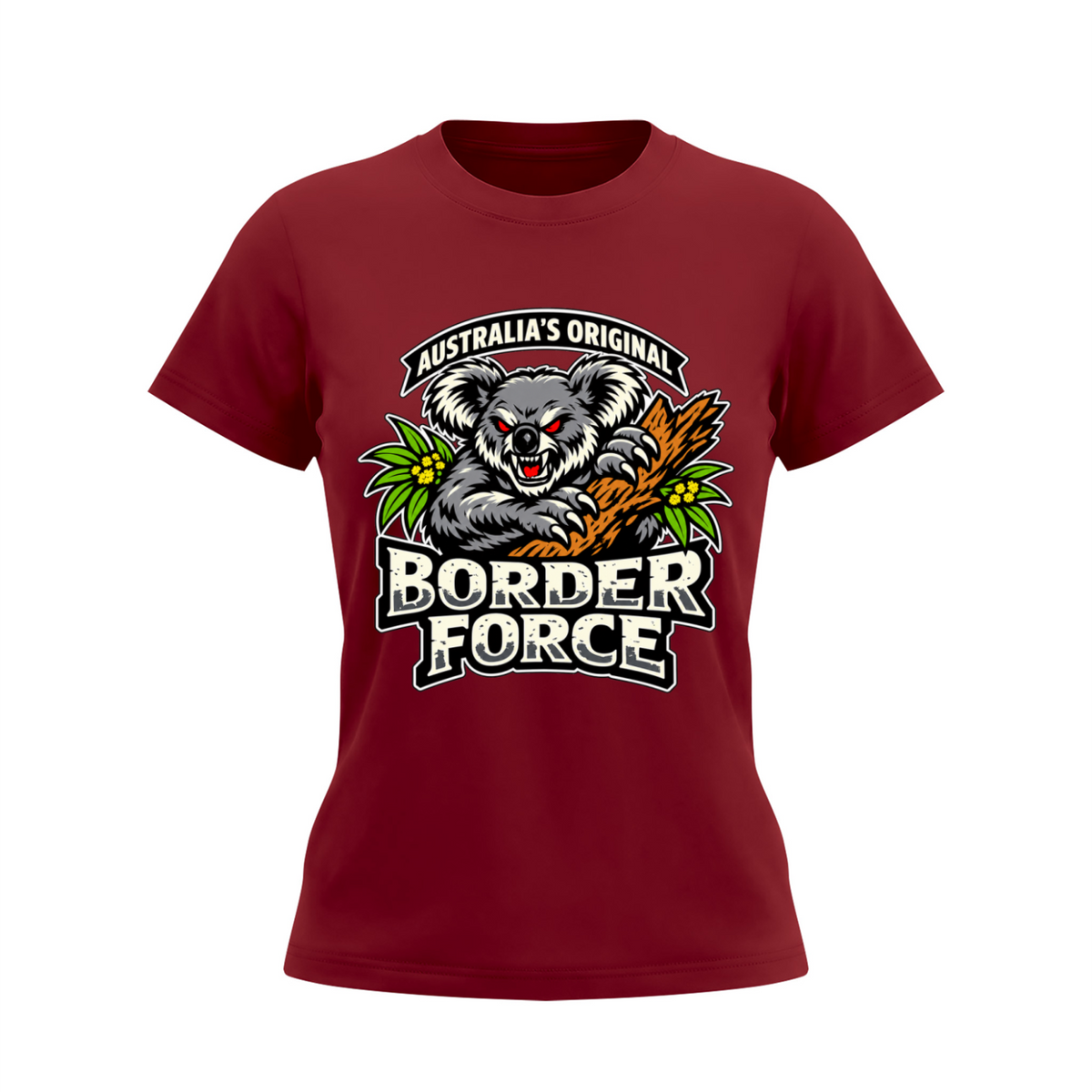 Drop Bear Women's Slim Fit Crewneck T-Shirt