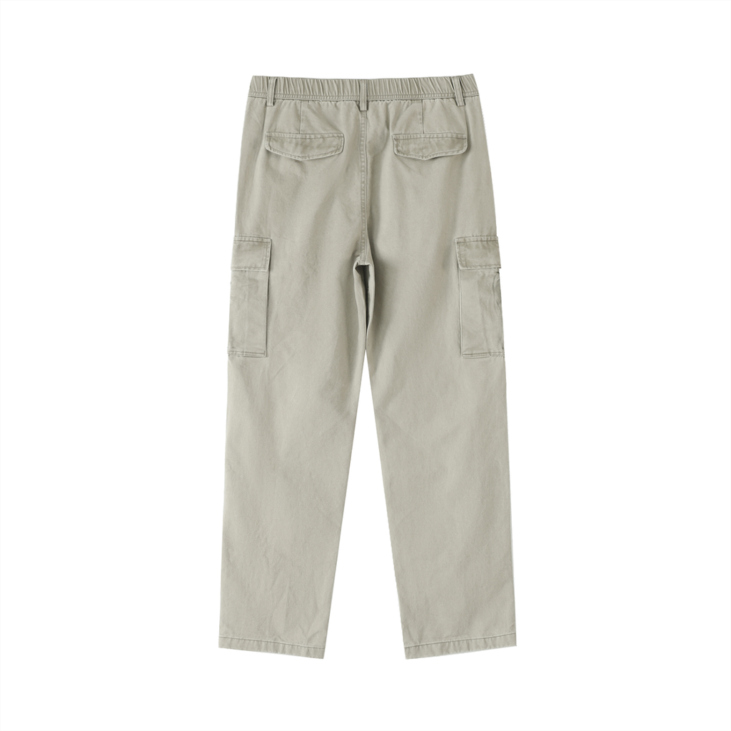 Men’s Cotton Elastic-Waist Cargo Pants