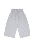 Unisex Plaid Loose Capri Shorts