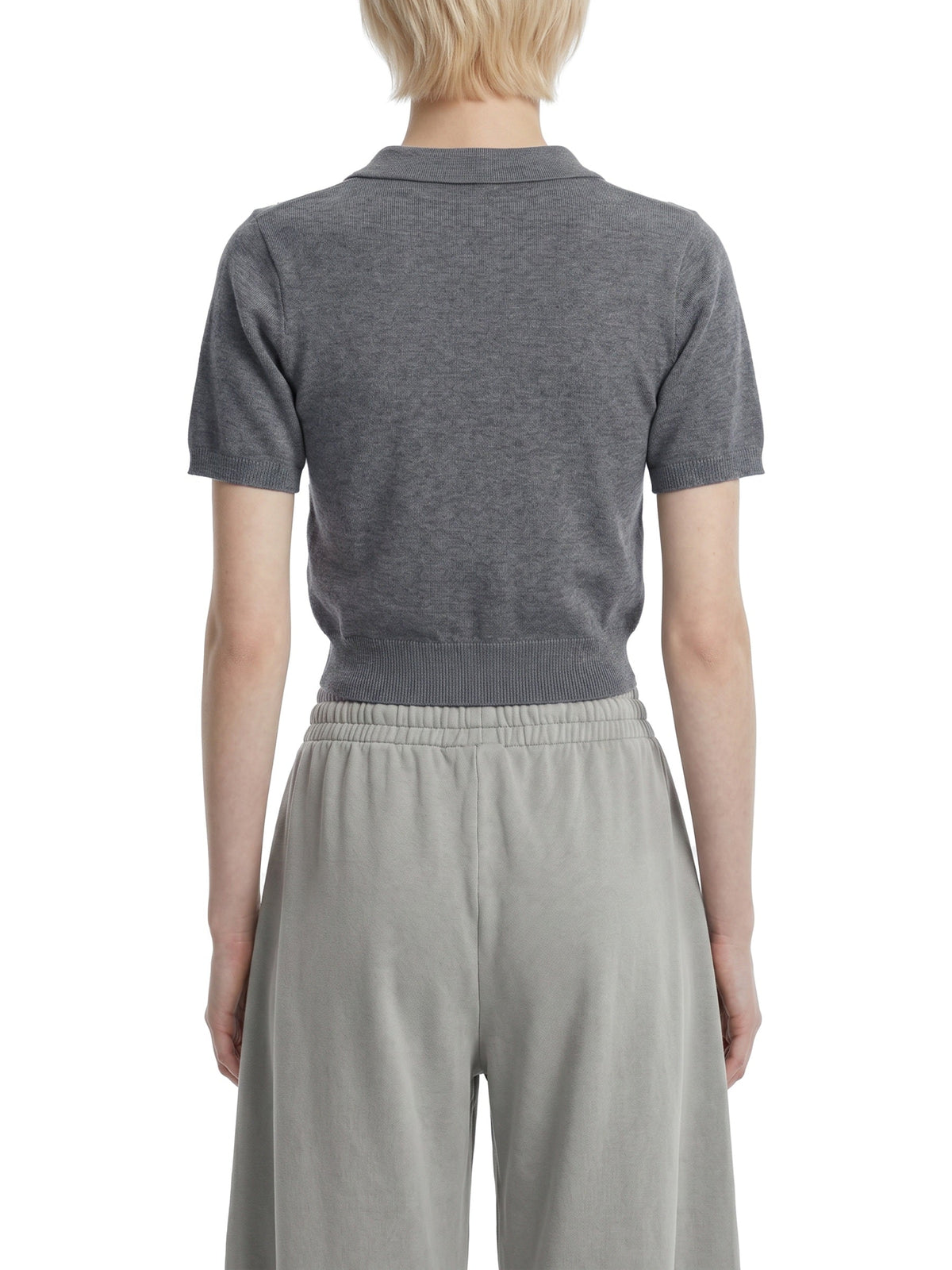 Women’s Knit Cotton Polo Shirt