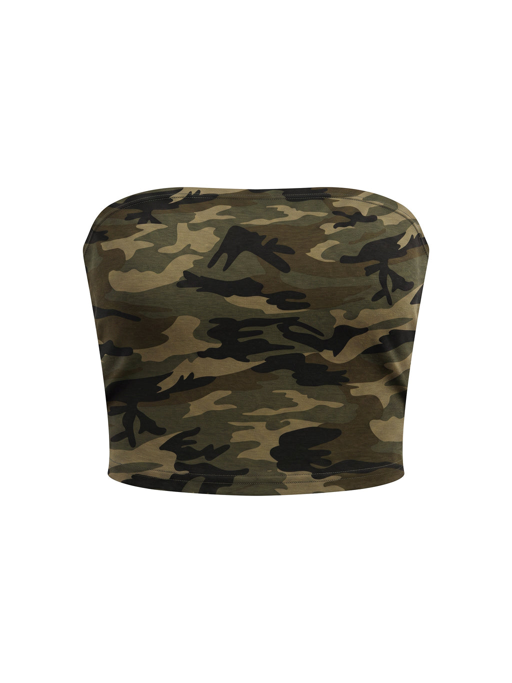 Women’s Camo Cropped Tube Top
