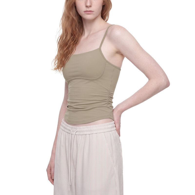 Women's Ruched Yoga Tank Top