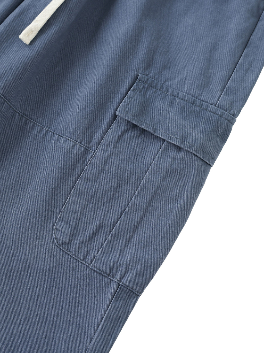 Men’s Drawstring Waist Straight-Leg Cargo Pants