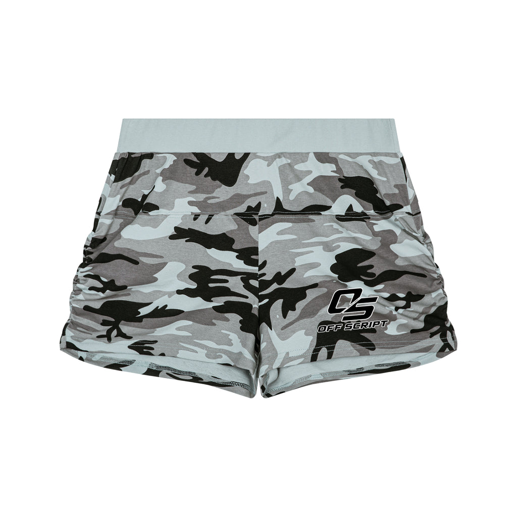 Off Script Women’s Slim Camo Shorts