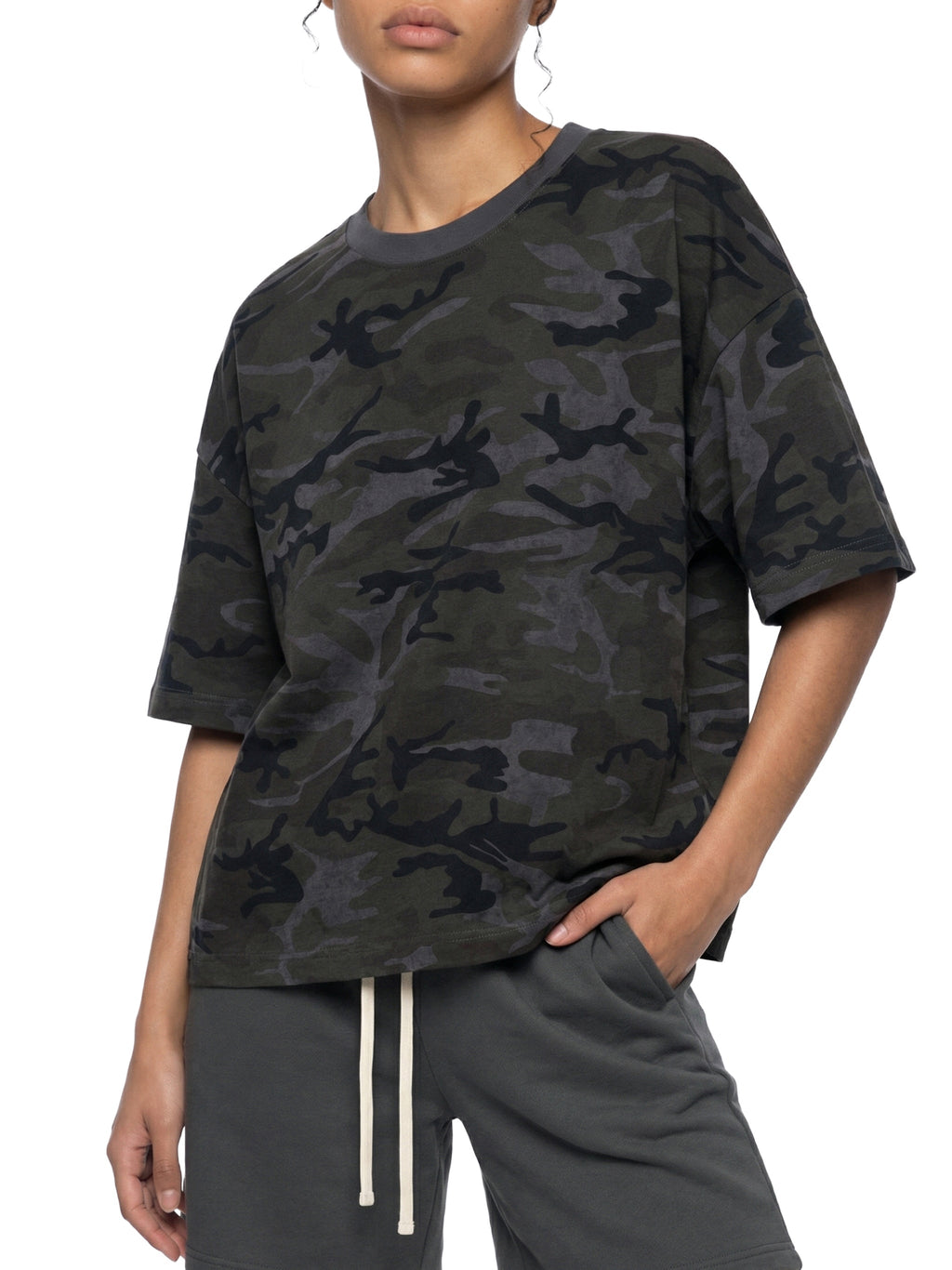 Unisex Camo Boxy T-Shirt