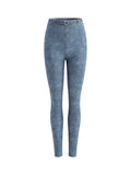 Women's Faux Denim Zip-Fly Leggings