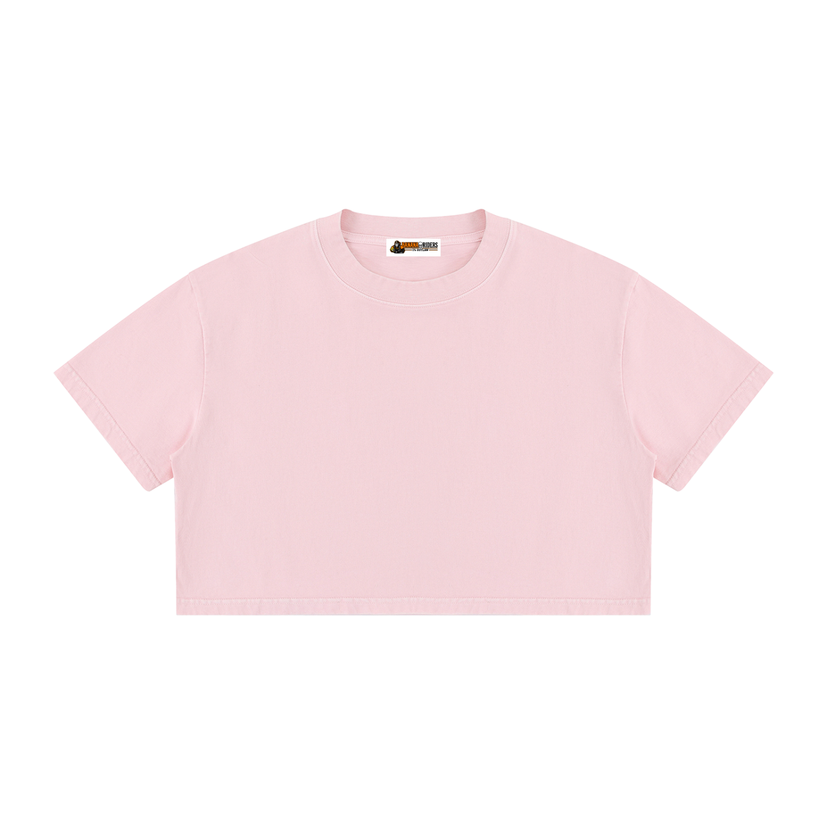 Women's Mineral Wash Cotton Crop T-Shirt