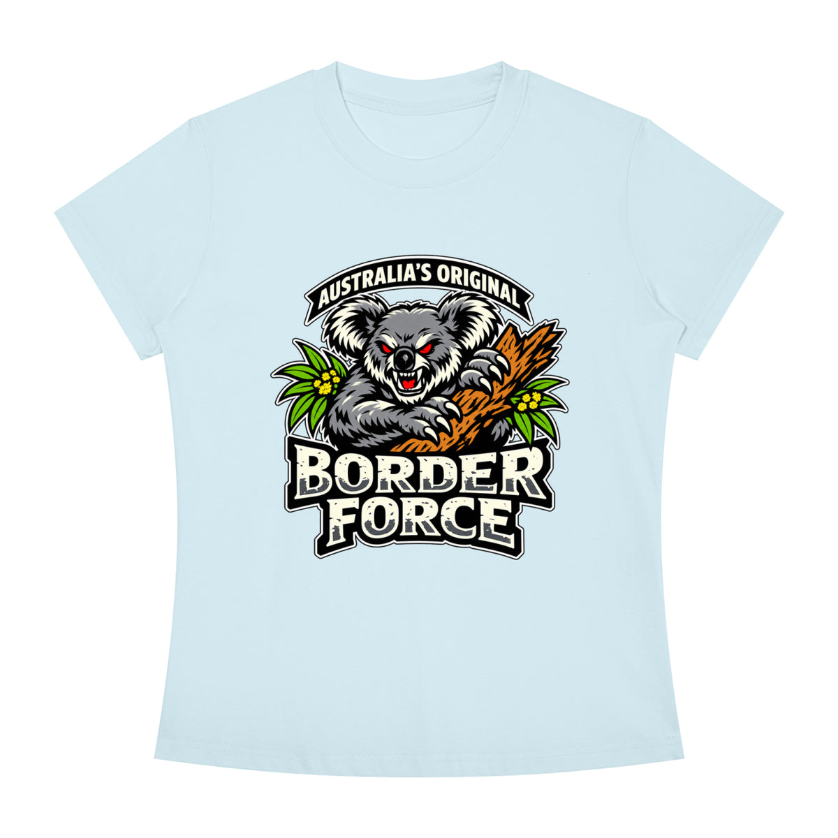 Drop Bear Women's Slim Fit Crewneck T-Shirt