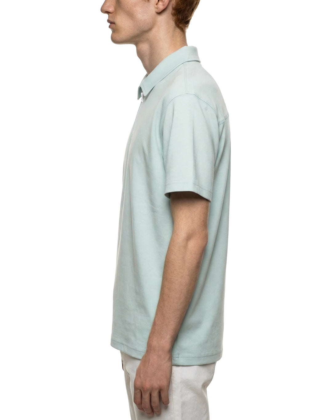 Unisex Quarter-Zip Polo Shirt