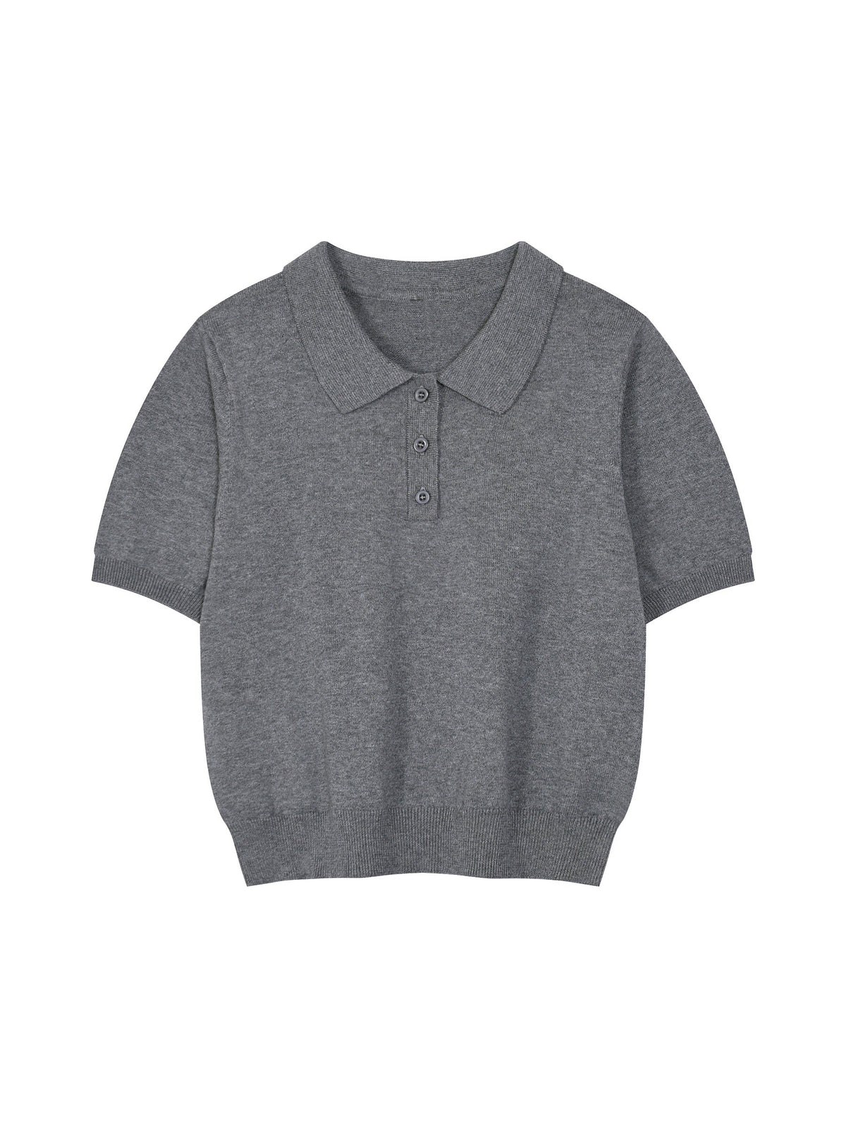 Women’s Knit Cotton Polo Shirt