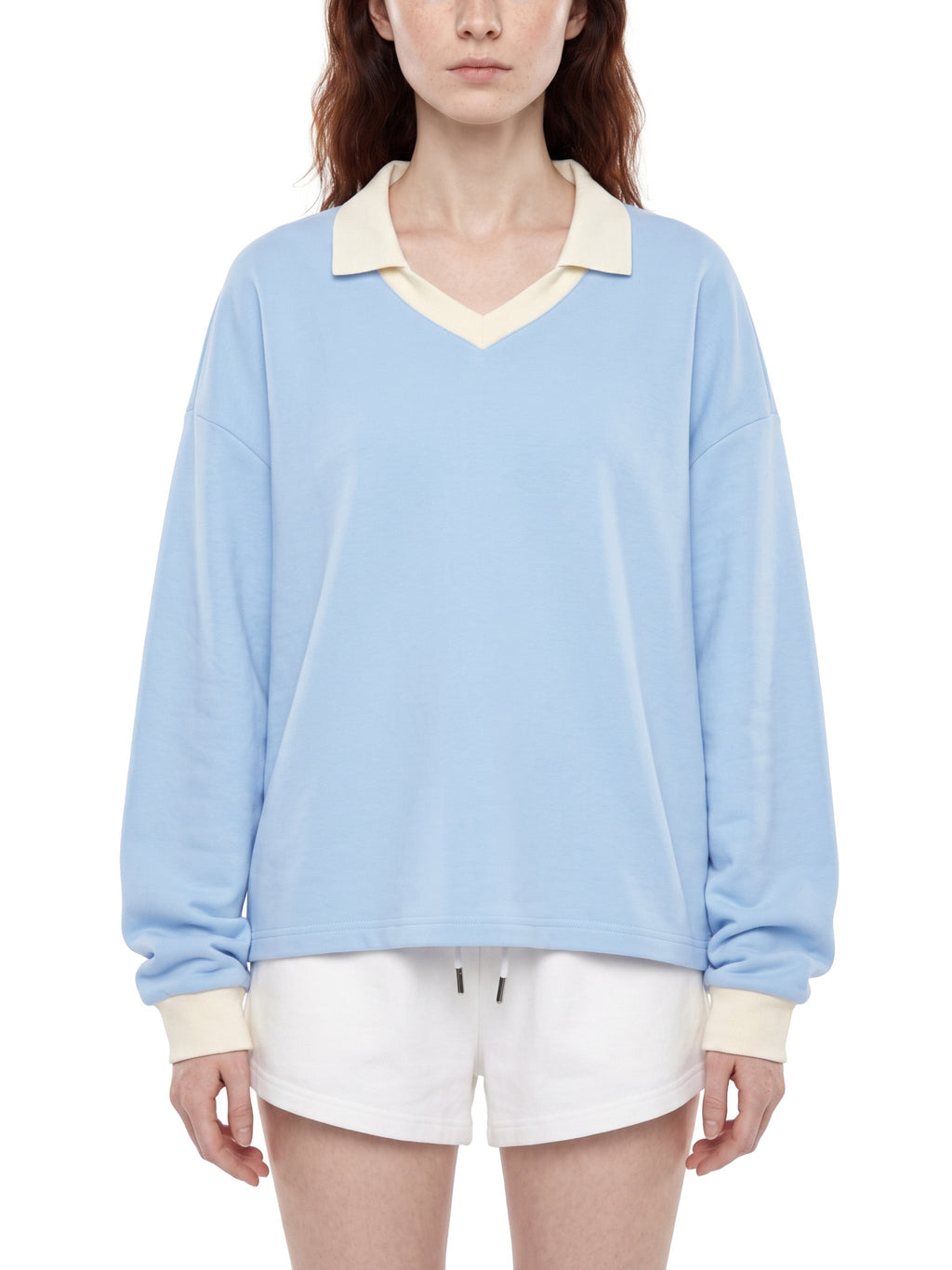 Unisex Color Block Long Sleeve Sweatshirt