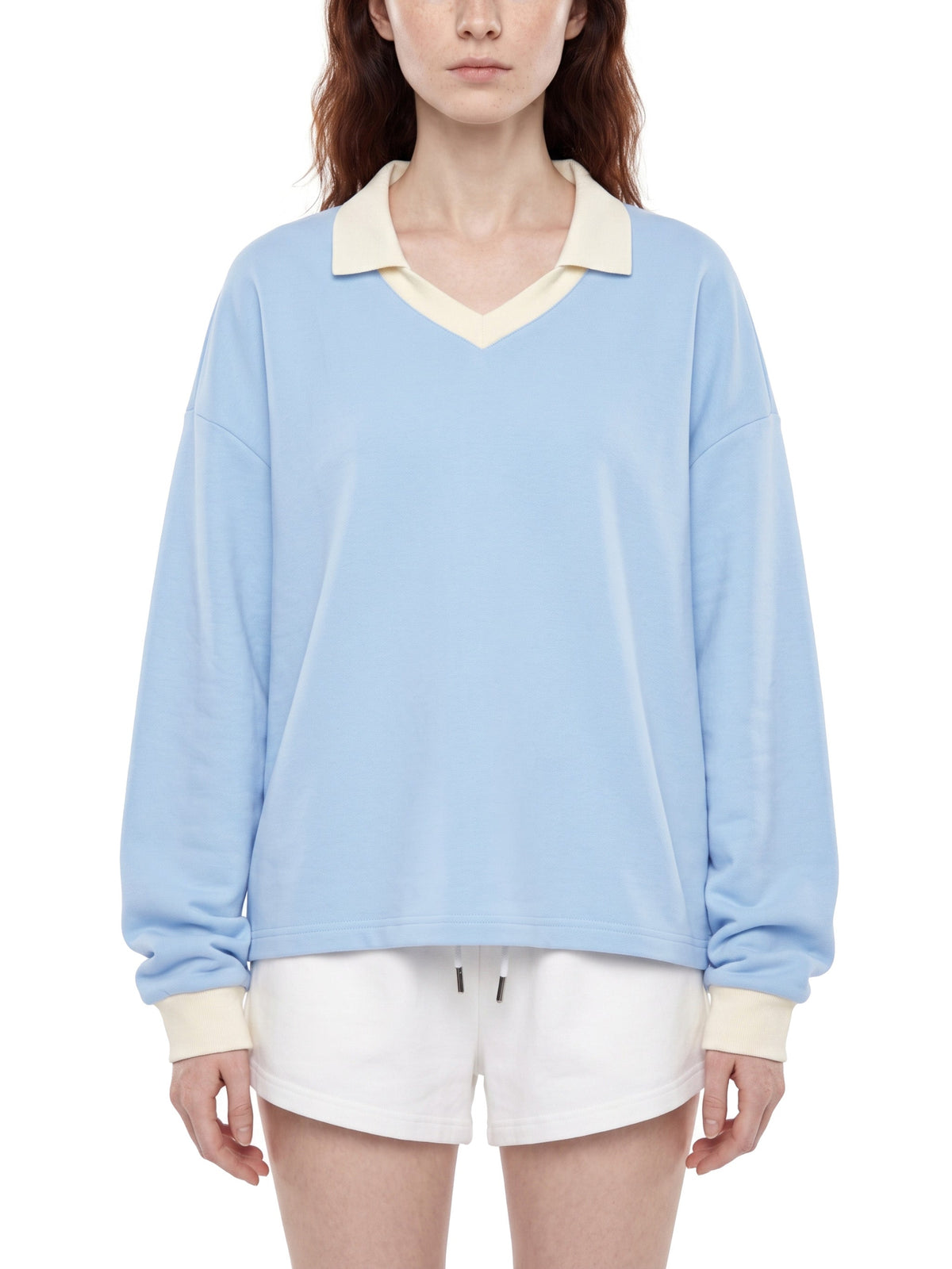 Unisex Color Block Long Sleeve Sweatshirt
