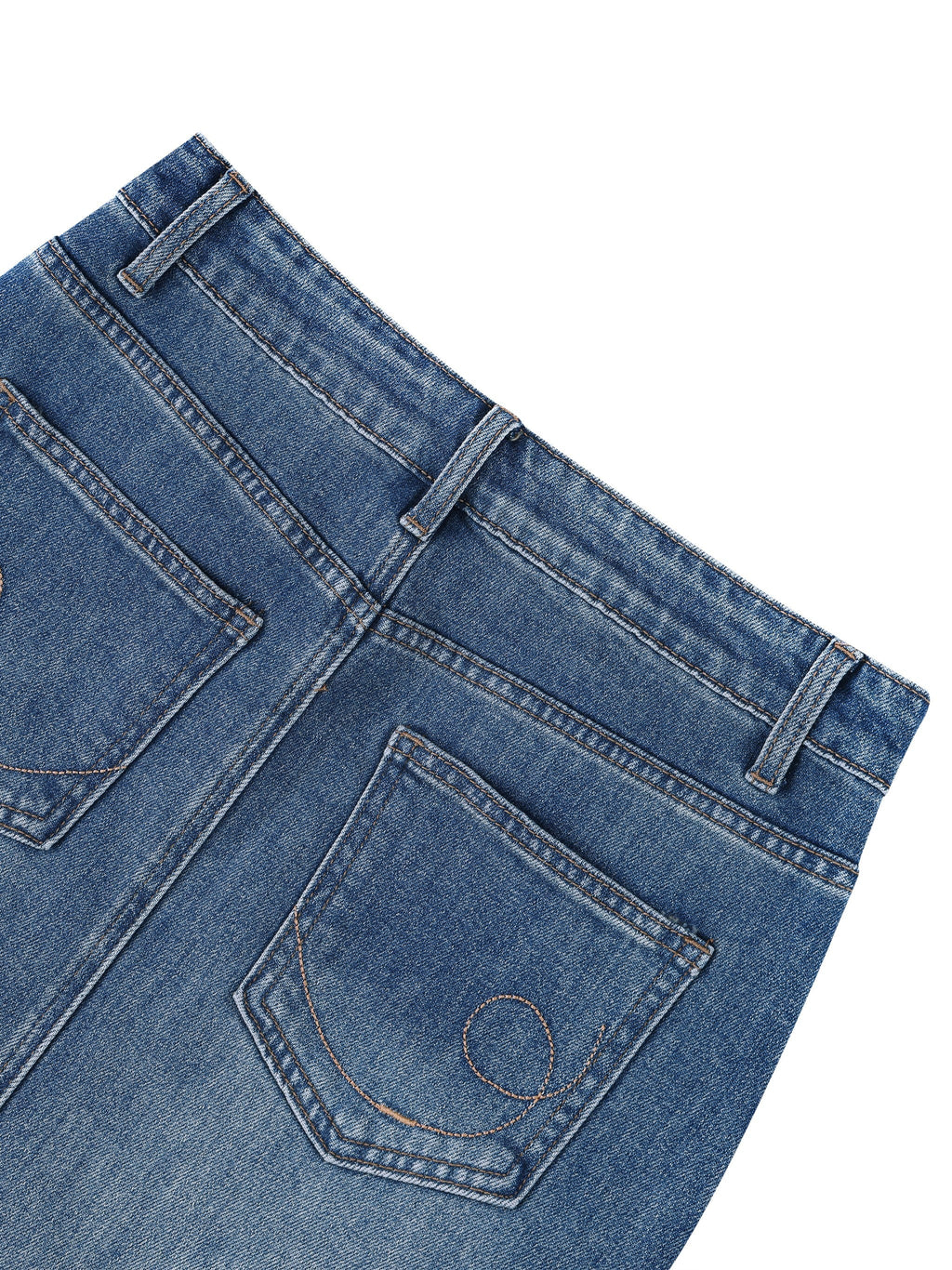 Women’s Vintage Wash Denim Skirt