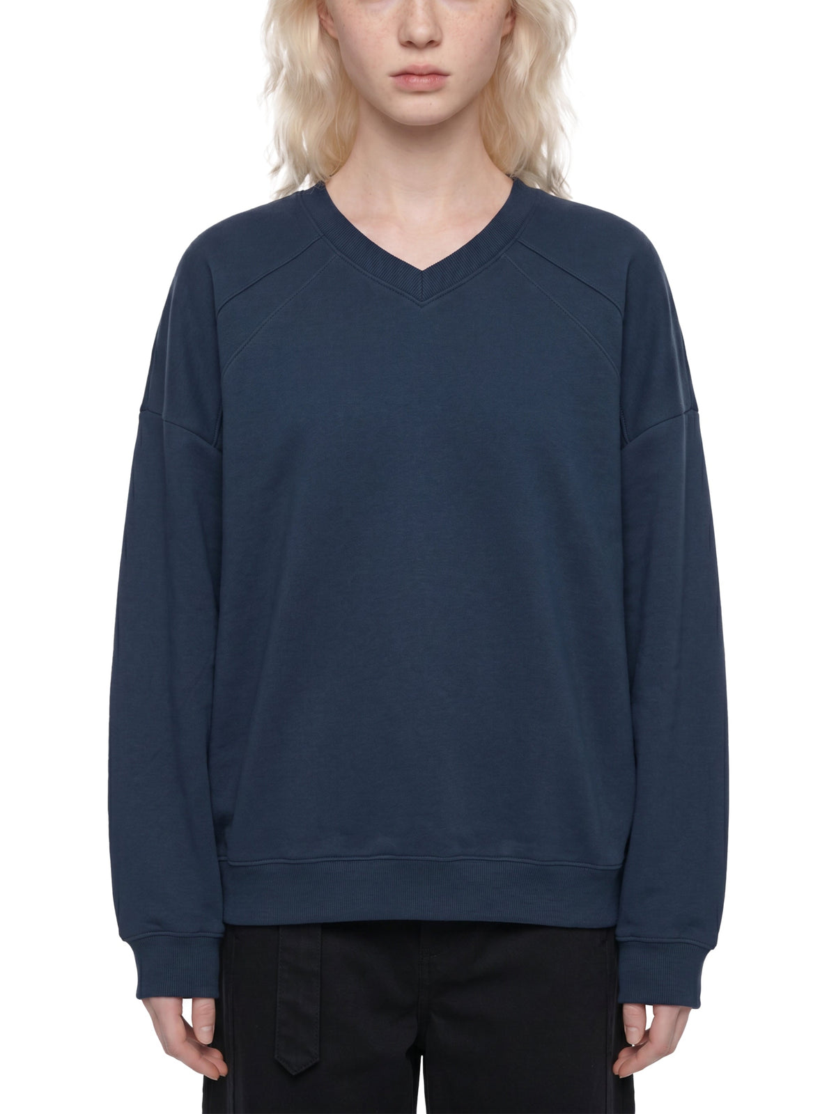 Unisex Oversized V-Neck Sweatshirt