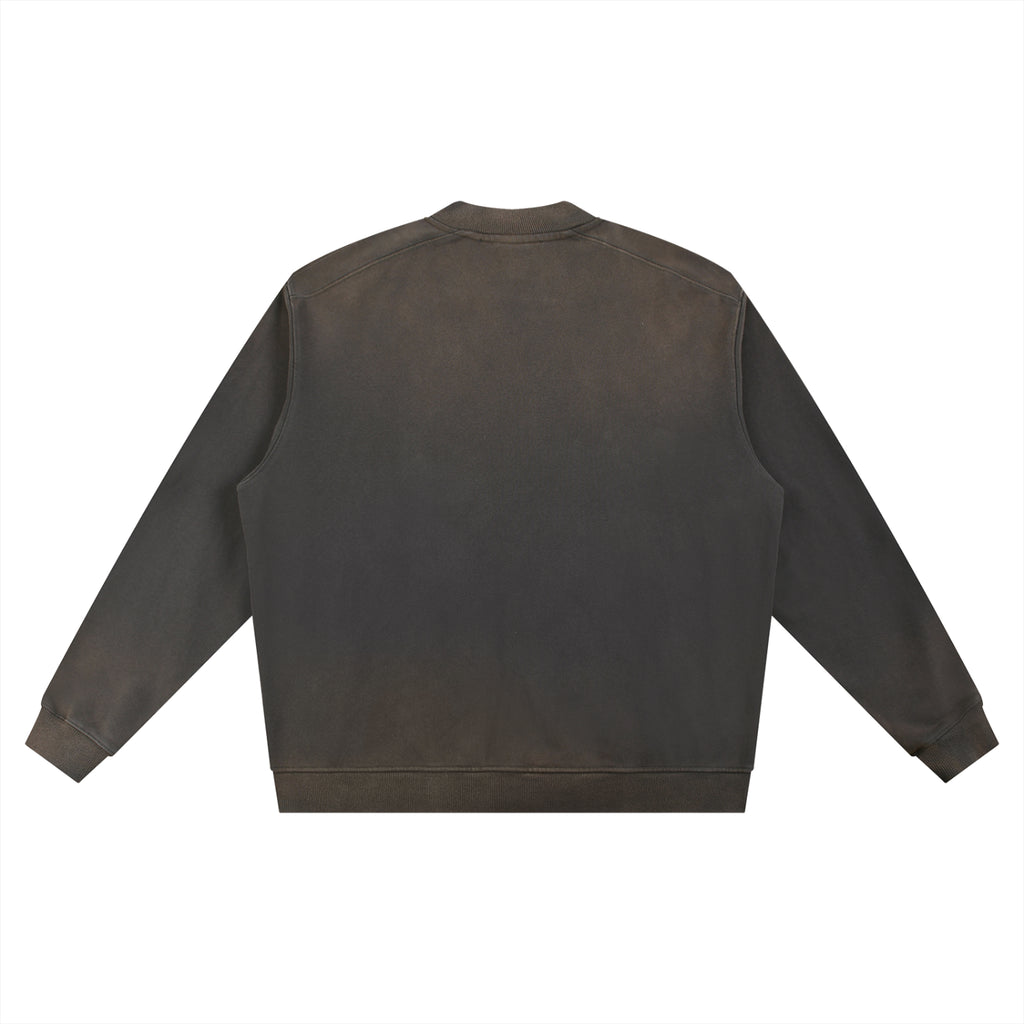 Sun Fade Heavyweight Baseball Jacket