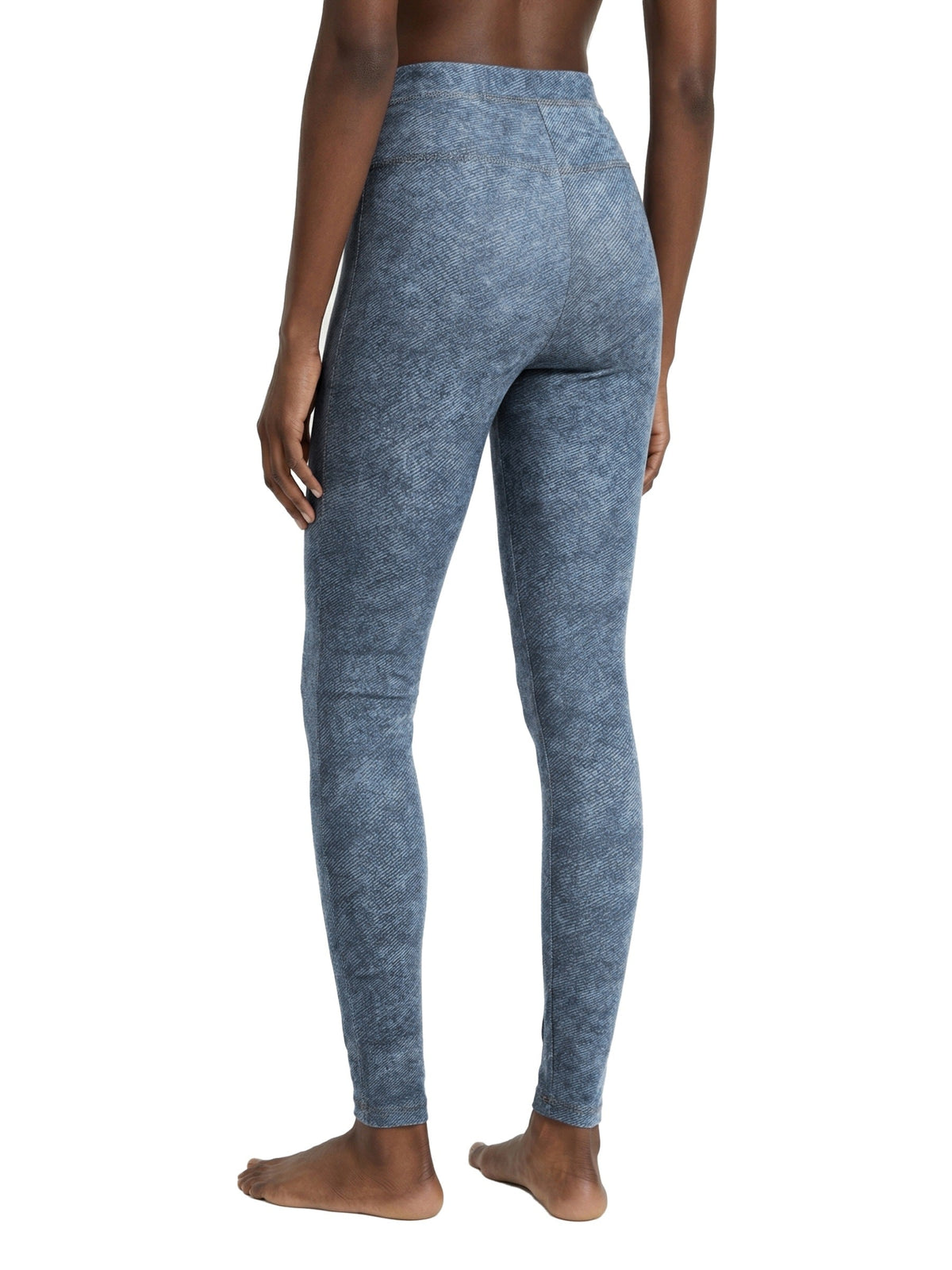 Women's Faux Denim Zip-Fly Leggings