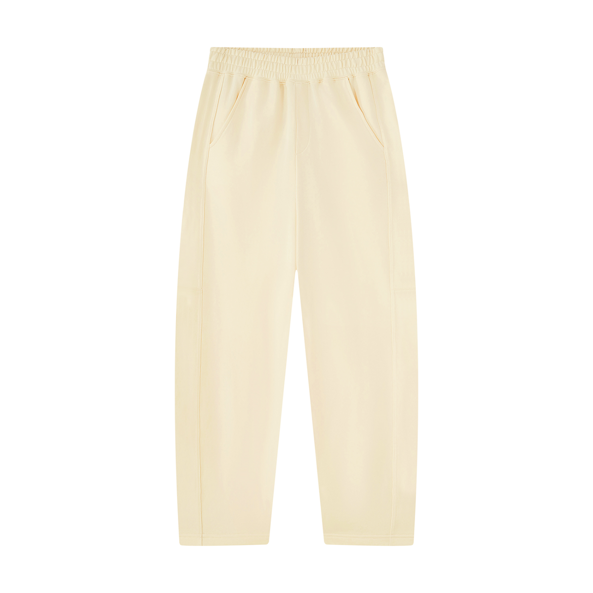 Unisex Tapered Straight Hem Sweatpants