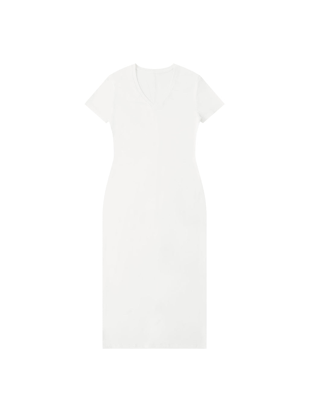 Women's V-Neck Short Sleeve Maxi Dress