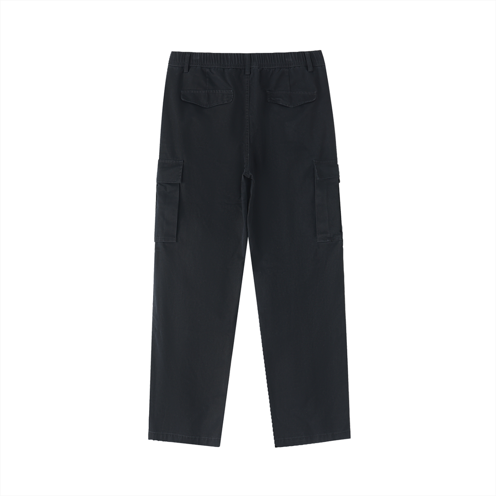 Men’s Cotton Elastic-Waist Cargo Pants