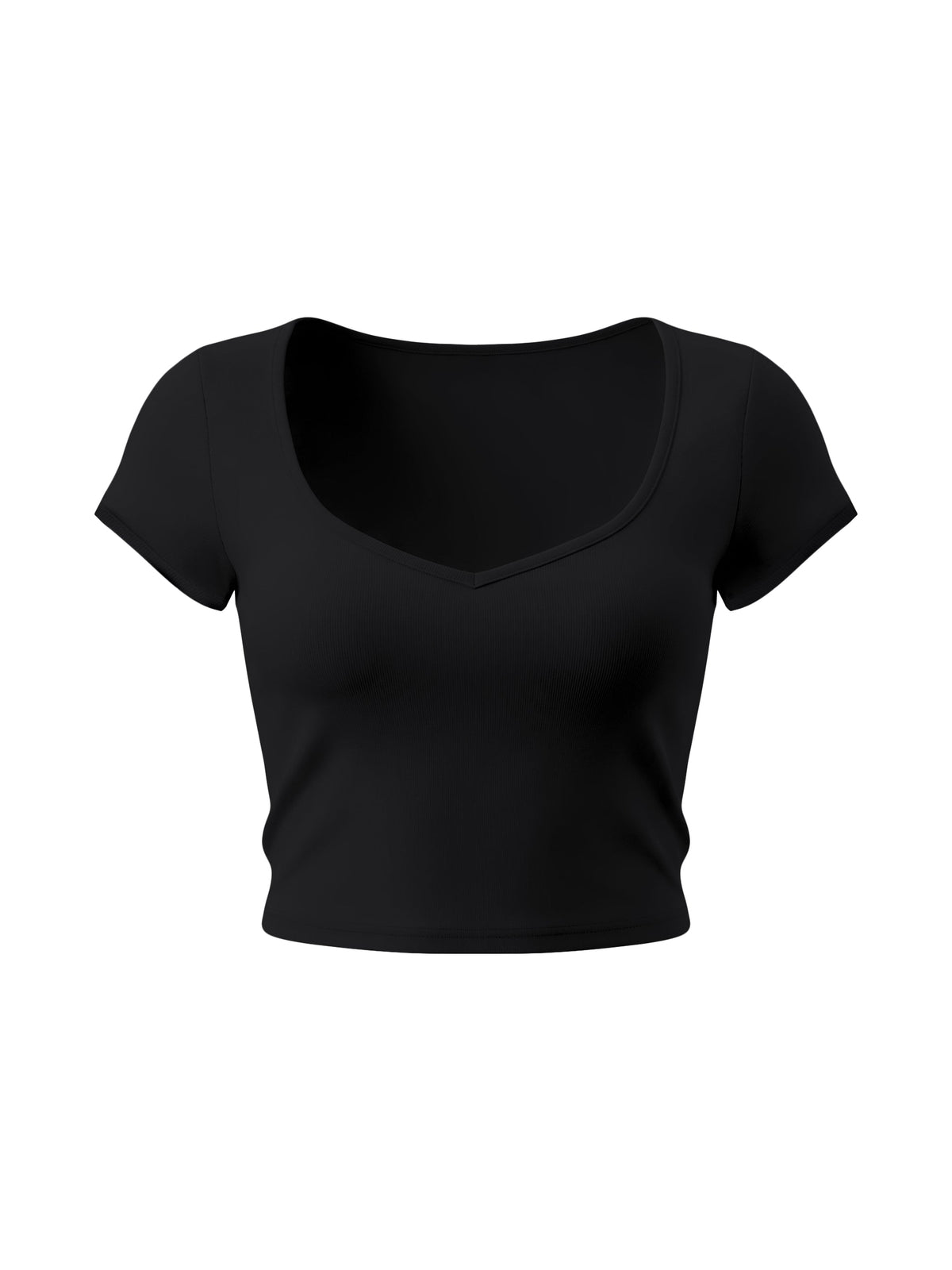 Women's Slim Cap Sleeve Crop T-Shirt
