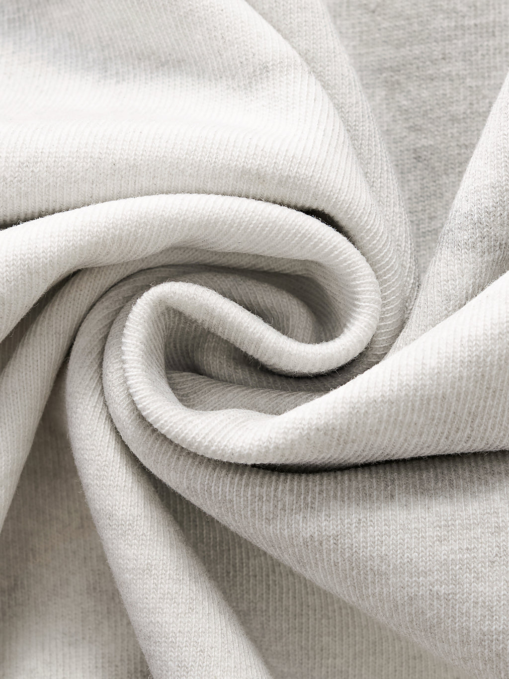 Off Script Dirty Washed Loose T-Shirt - White Gray fabric drape detail