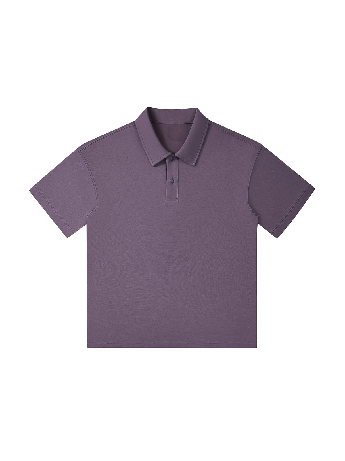 Purple Drop Shoulder Short-Sleeve Polo front product view