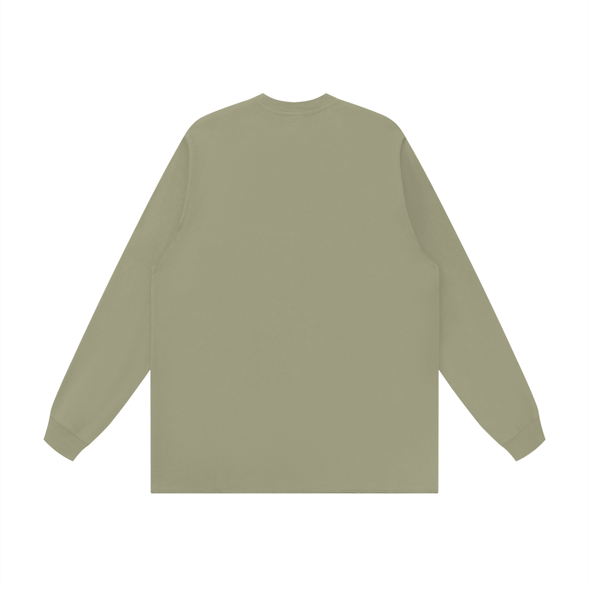 Unisex Raw Hem Long Sleeve T-Shirt