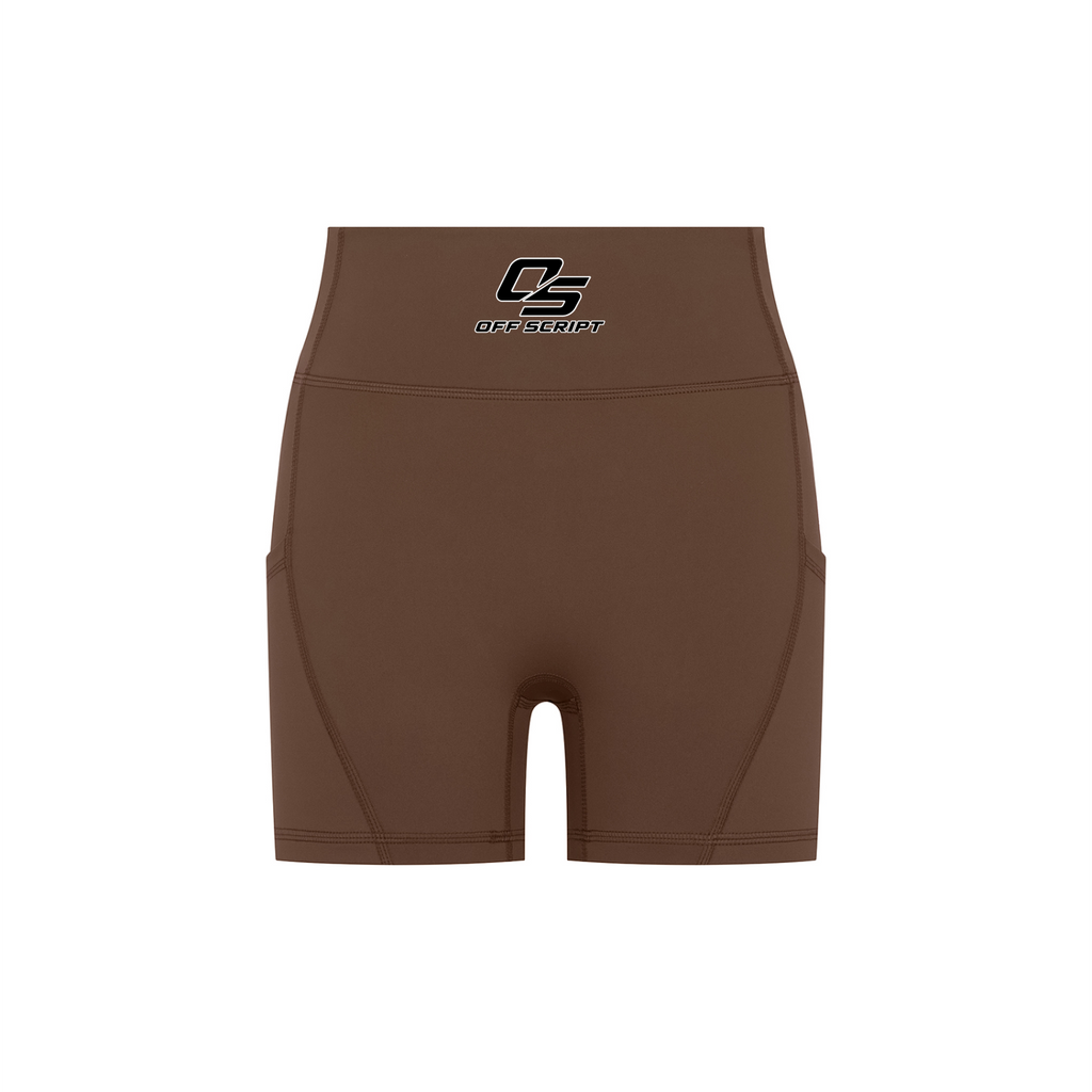 Off Script Women’s High-Waisted Pocket Biker Shorts