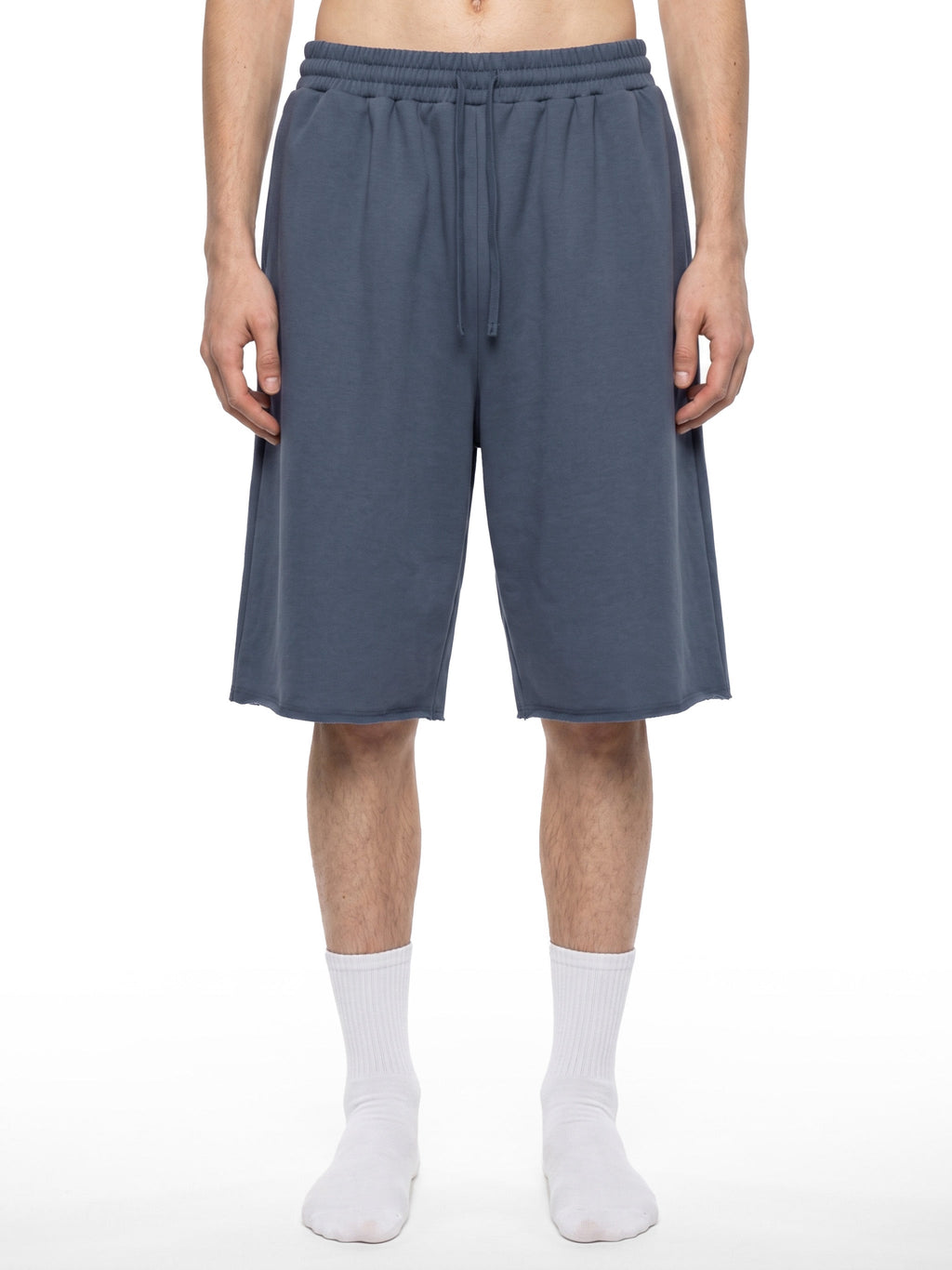 Unisex Loose Raw Edge Shorts