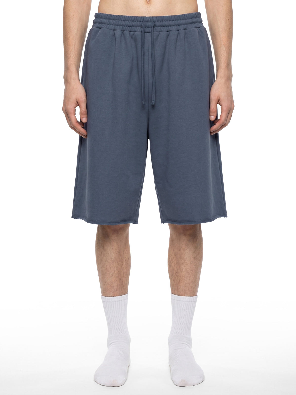 Unisex Loose Raw Edge Shorts