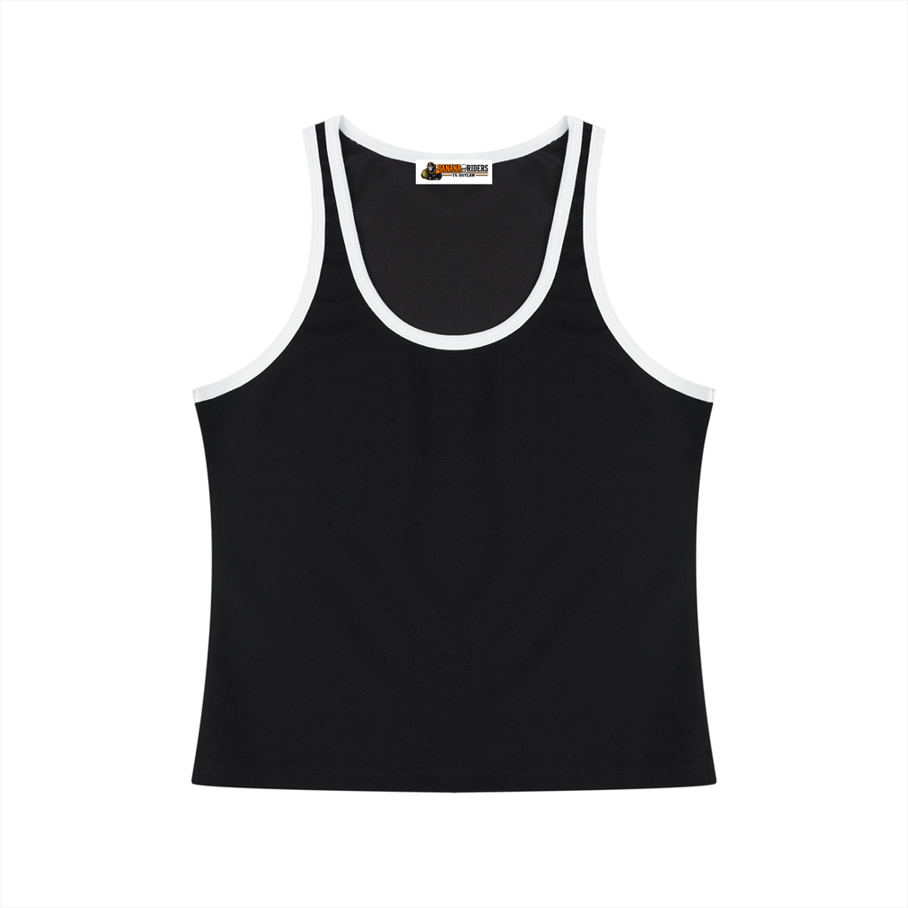 Women's Color Block Cropped Tank Top