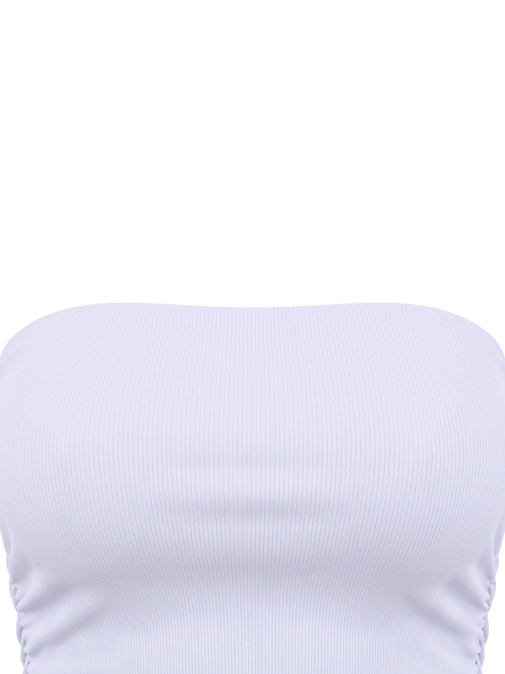 Women’s Ruched Cropped Yoga Tube Top