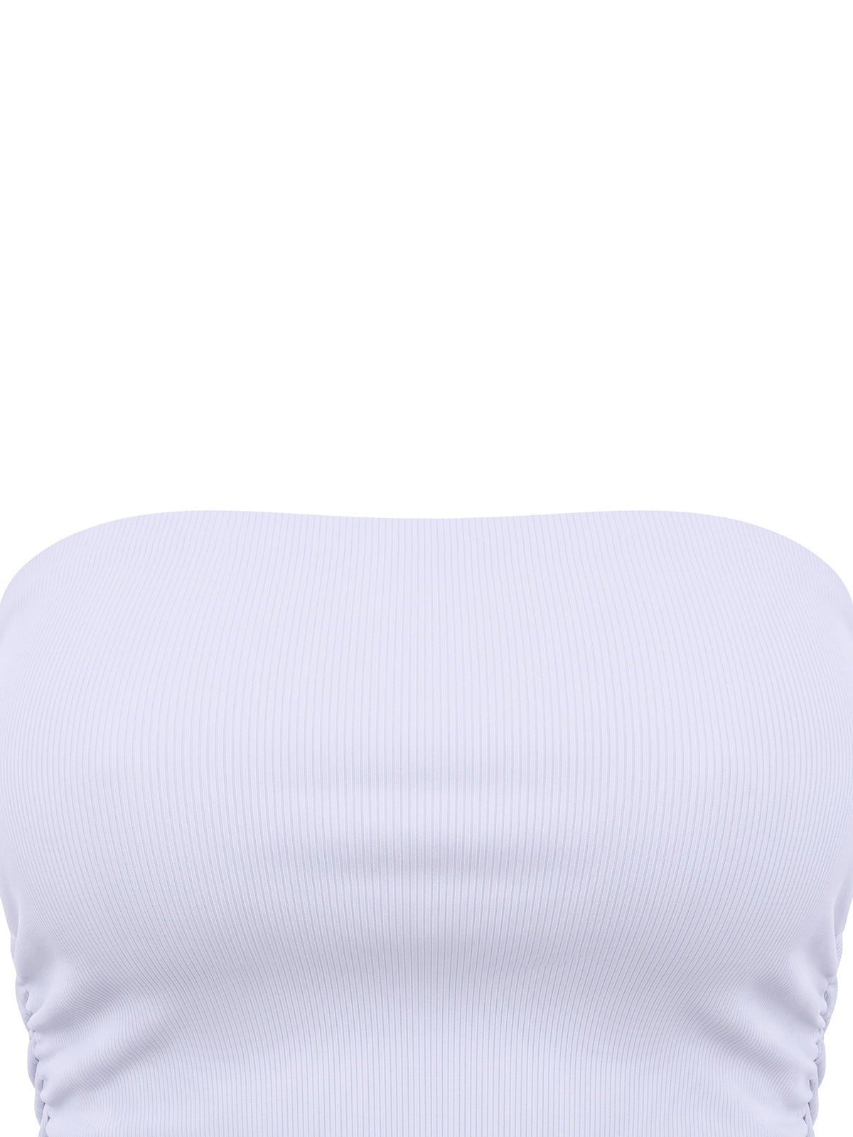 Women’s Ruched Cropped Yoga Tube Top