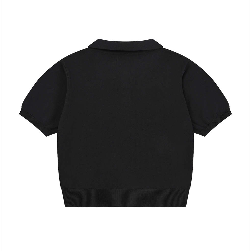 Women’s Knit Cotton Polo Shirt