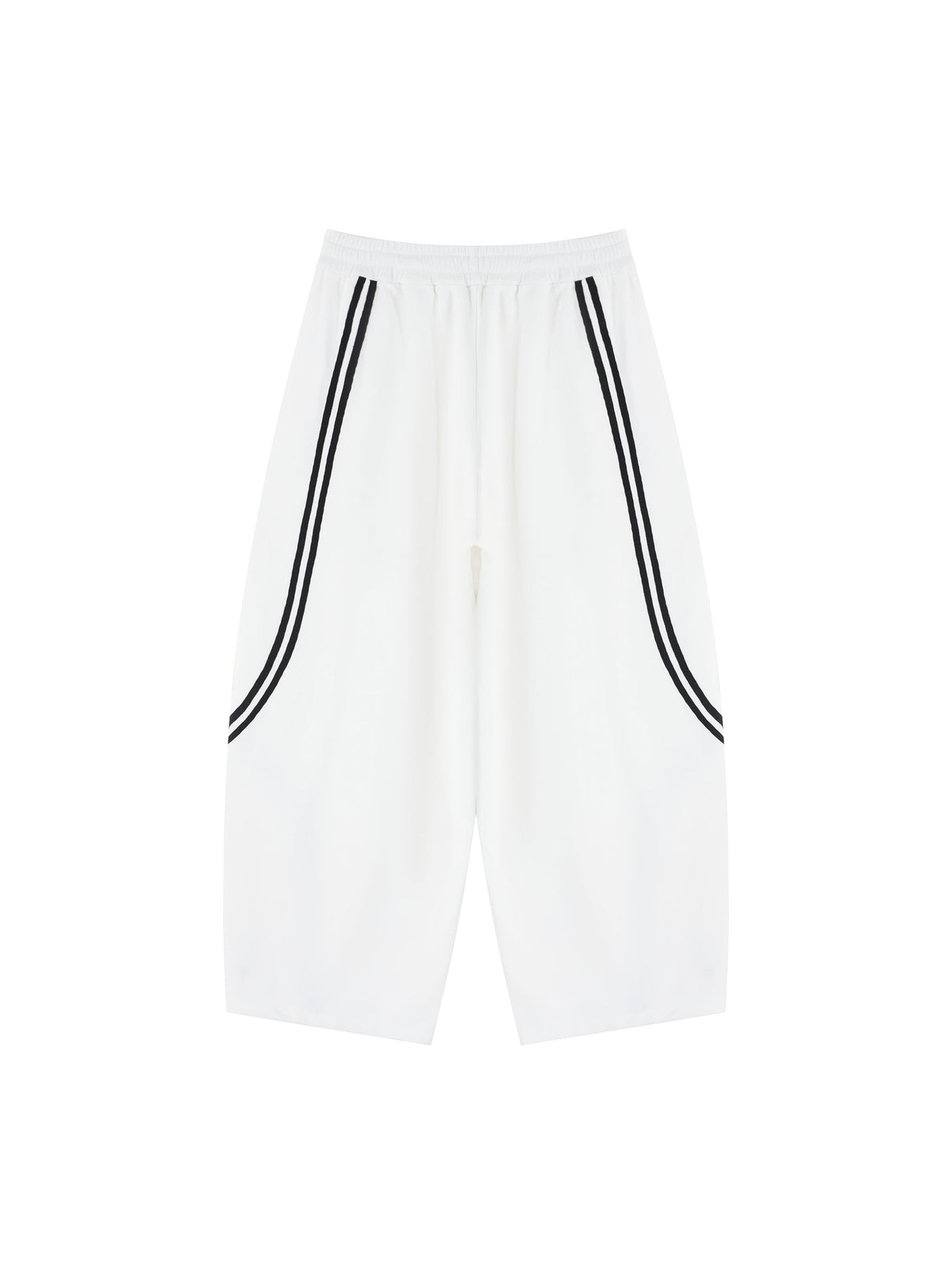 Unisex Wide Leg Piping Sweatpants