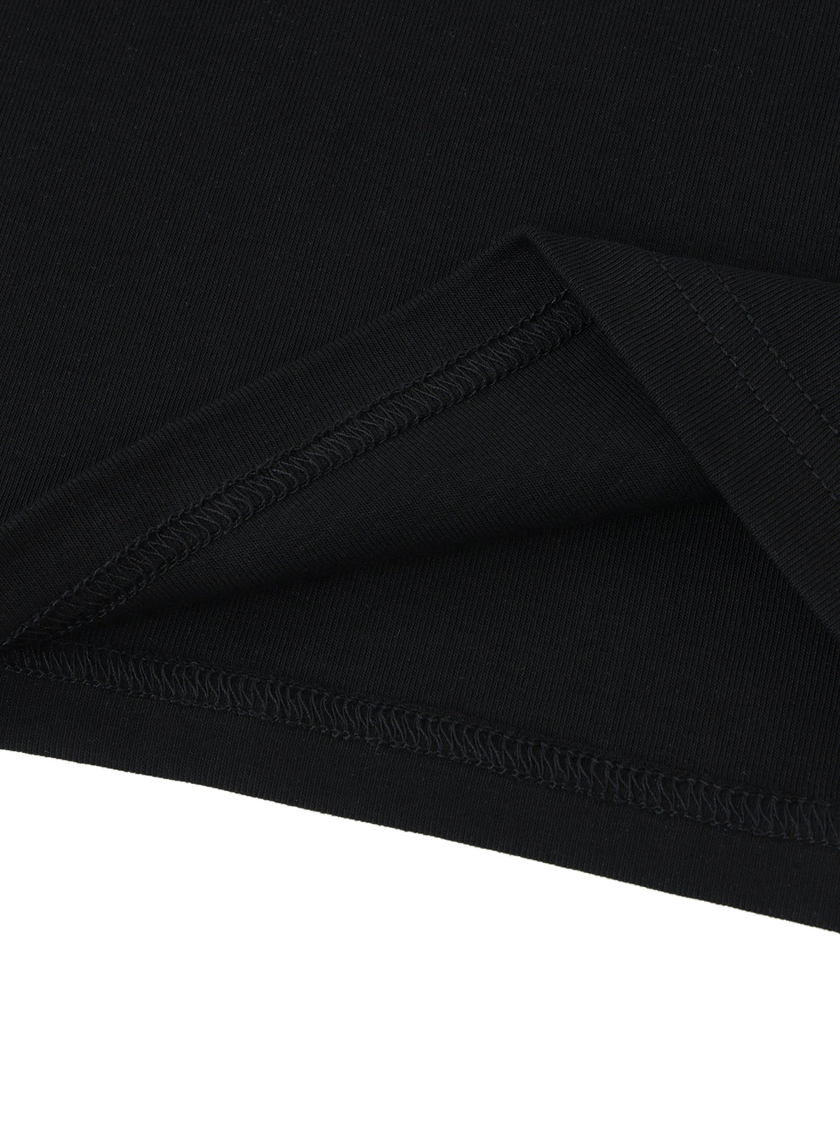 Lightweight Cocoon Shape Short Sleeve Top