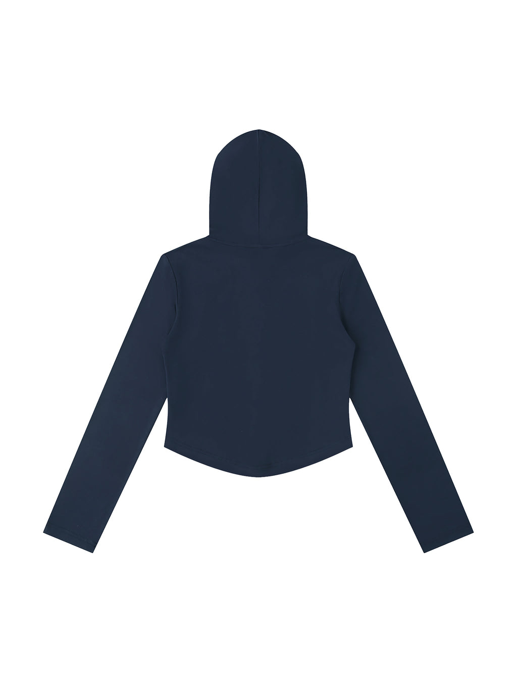 Women's Slim Cropped Full Zip Hoodie