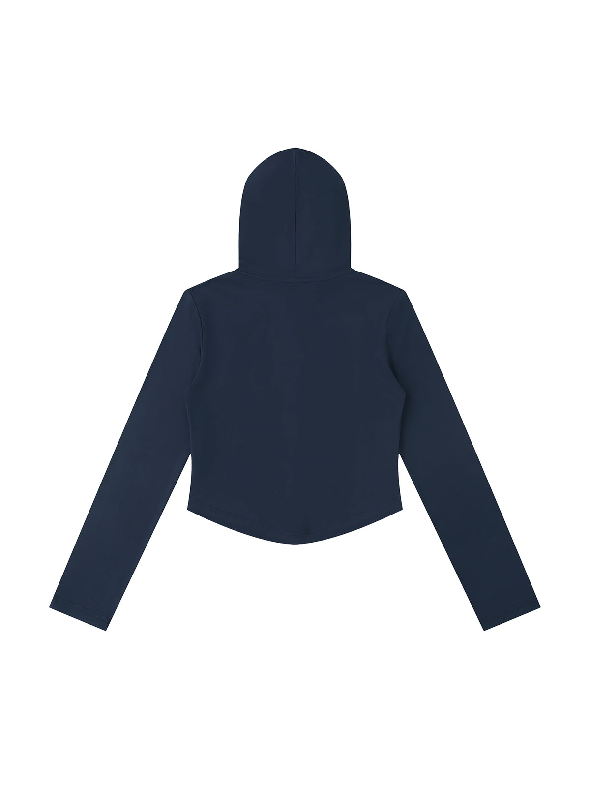 Women's Slim Cropped Full Zip Hoodie