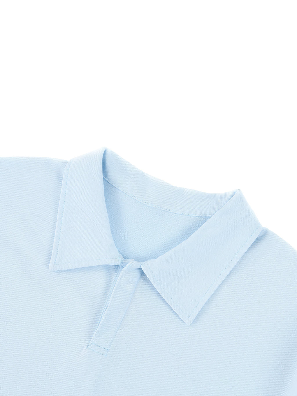 Unisex Loose Long Sleeve Polo Shirt