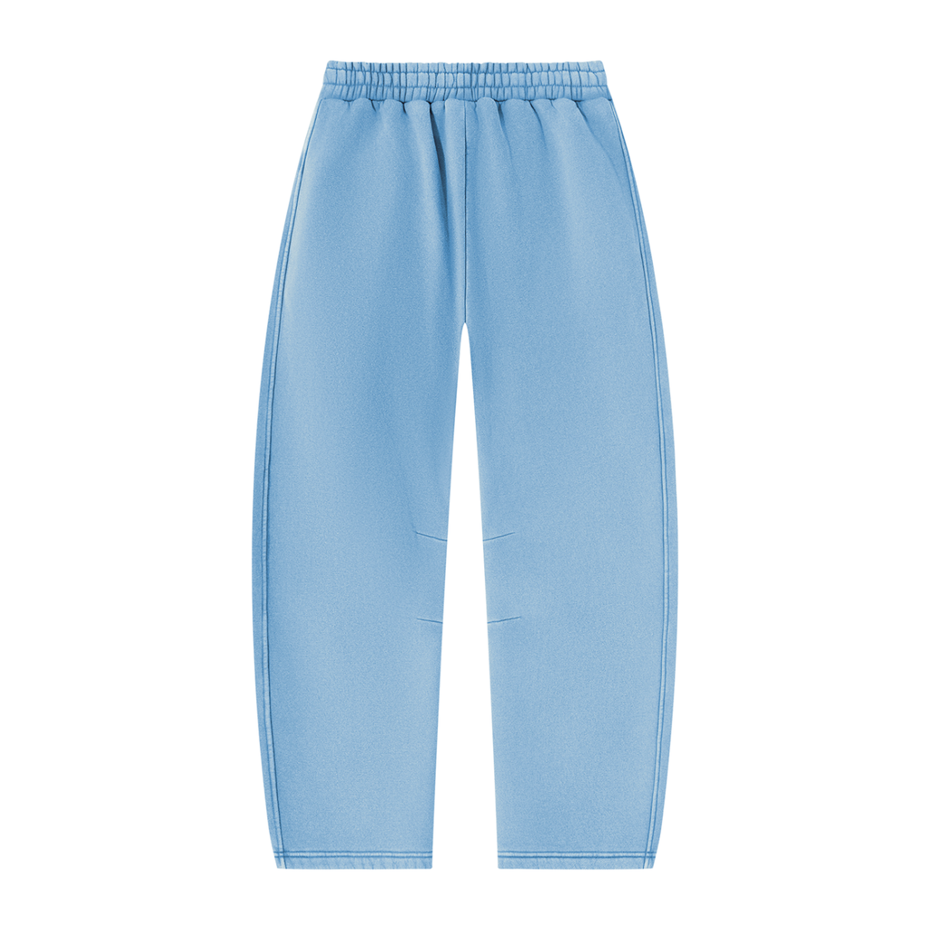 Unisex Vintage Wash Barrel-Leg Fleece Sweatpants V3