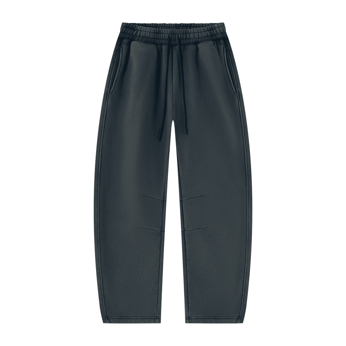 Unisex Vintage Wash Barrel-Leg Fleece Sweatpants V3