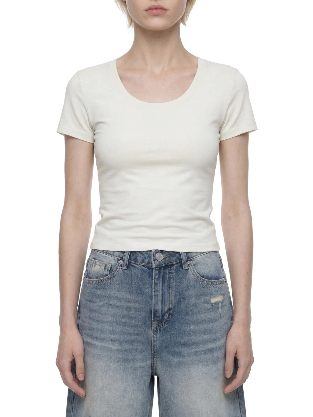 Women's Longline Slim-Fit T-Shirt