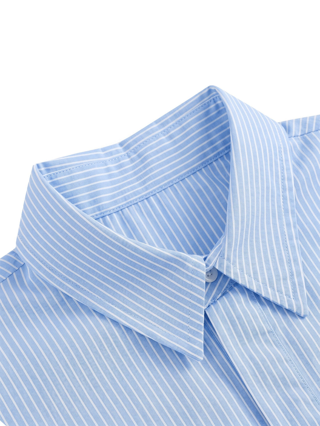 Women’s Striped Boxy Cropped Shirt